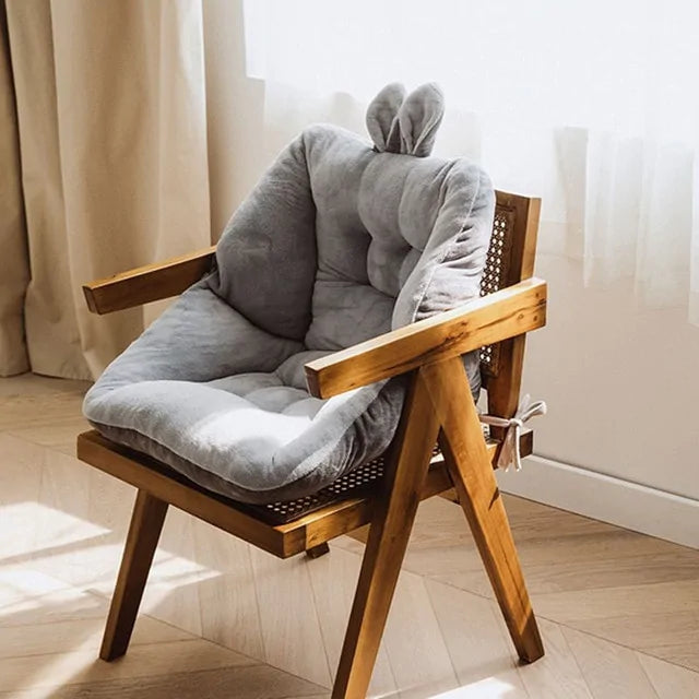 Soft Fluffy Semi-Enclosed Chair Cushion