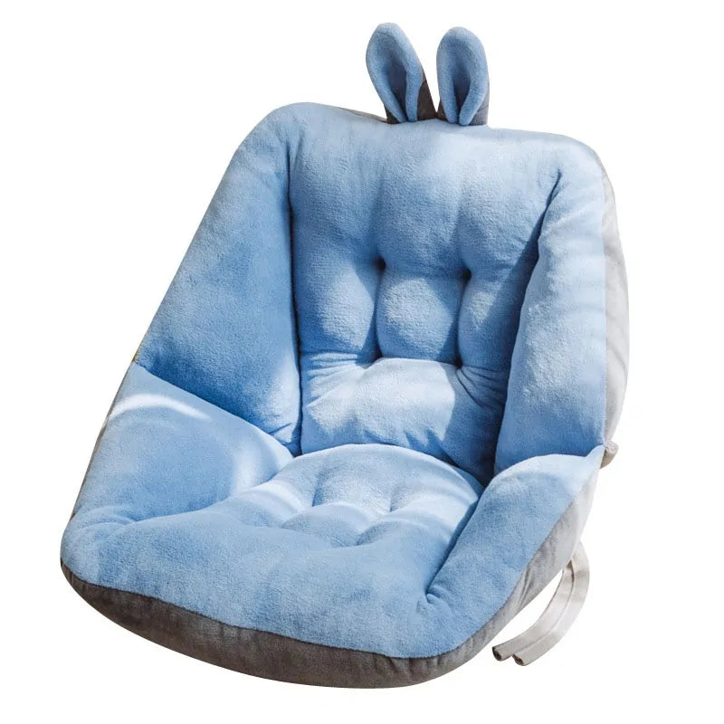 Soft Fluffy Semi-Enclosed Chair Cushion