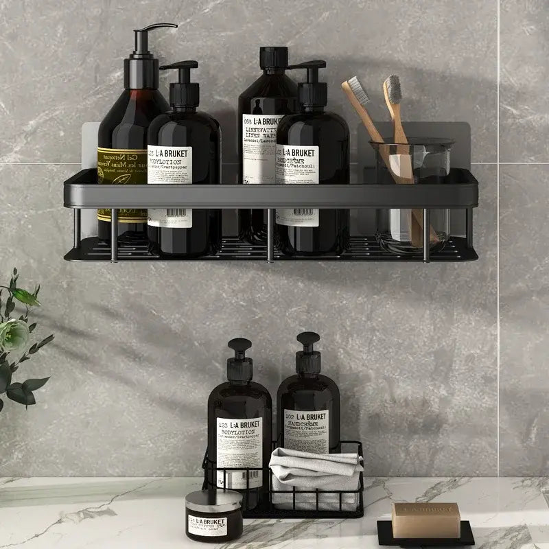 Sustainable Corner Bathroom Shelf