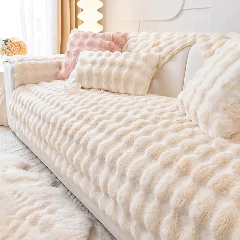 Non-Slip Fuzzy Sofa Covers