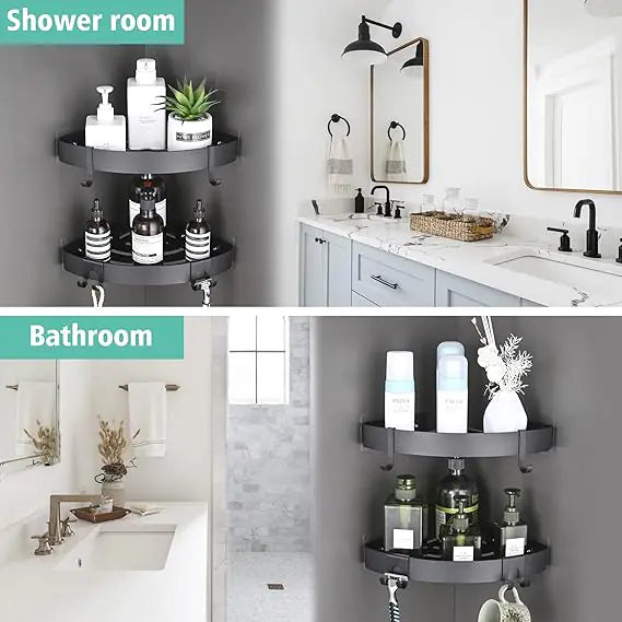 No-Drill Shower Corner Shelf