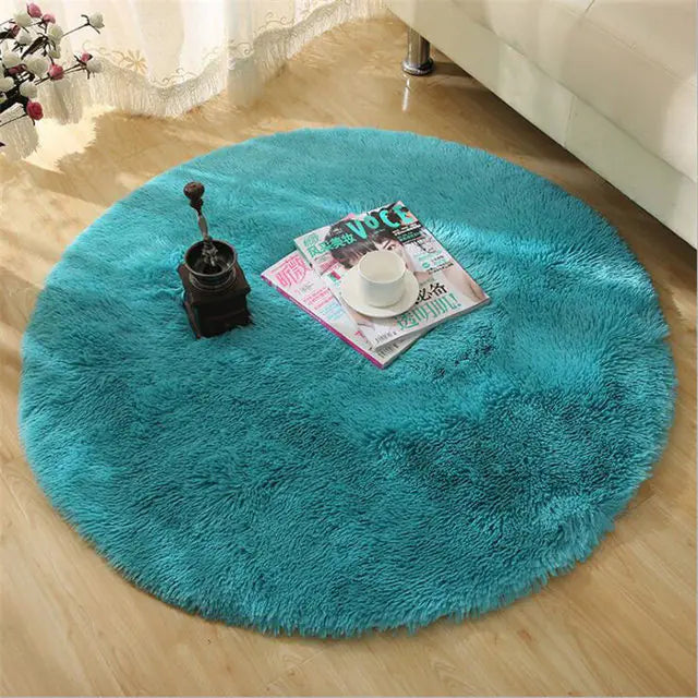 New Warm Thick Round Rug Carpets