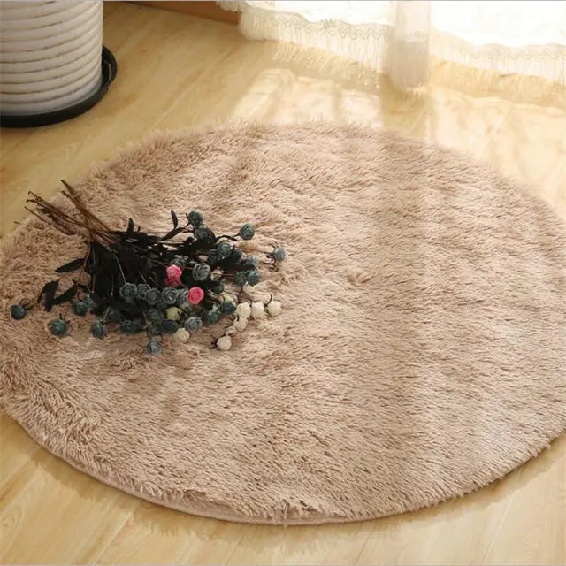 New Warm Thick Round Rug Carpets