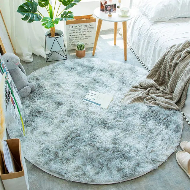 New Warm Thick Round Rug Carpets