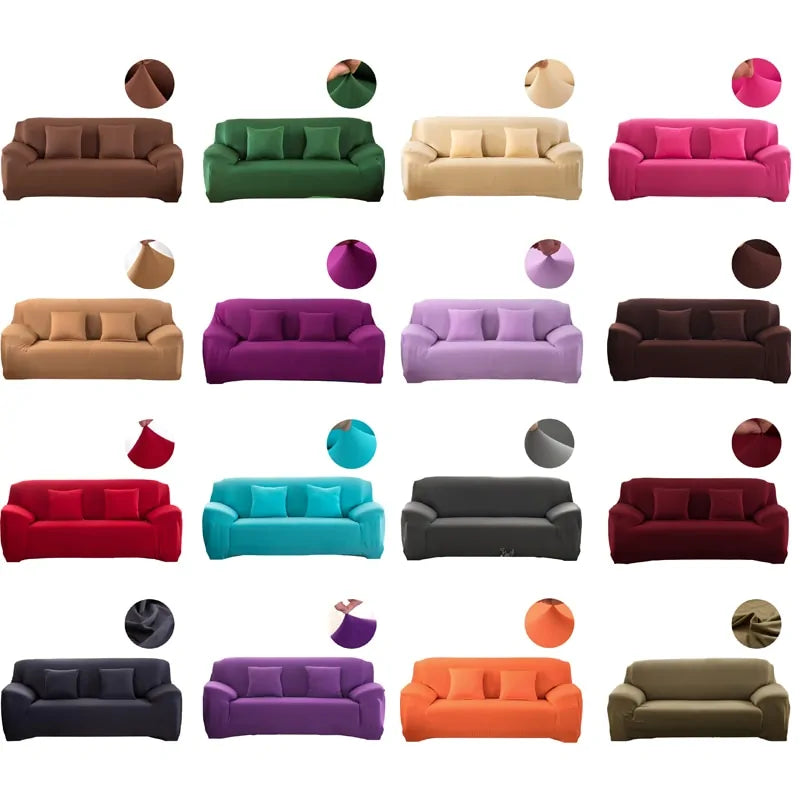 Solid Corner Sofa Covers