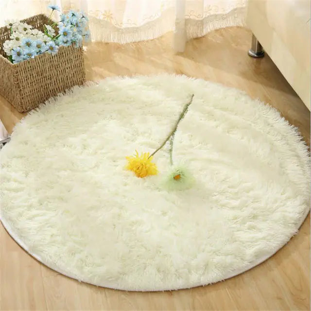 New Warm Thick Round Rug Carpets