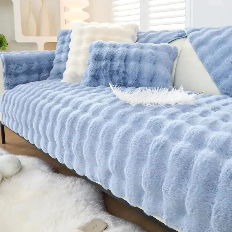 Non-Slip Fuzzy Sofa Covers