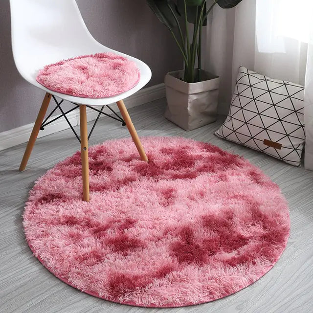 New Warm Thick Round Rug Carpets