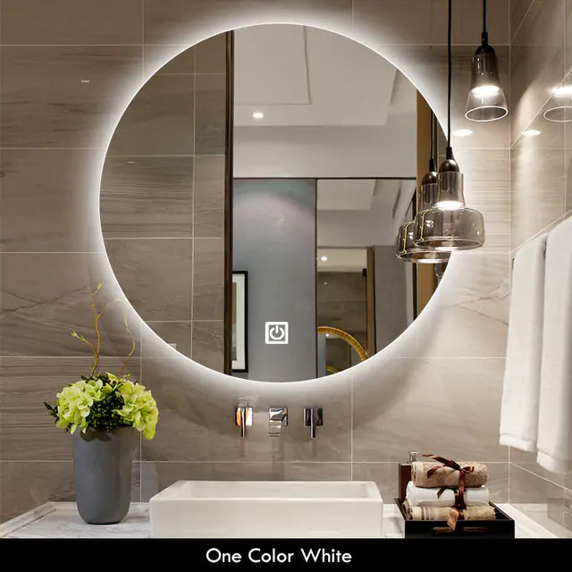 Circular LED Bathroom Mirror