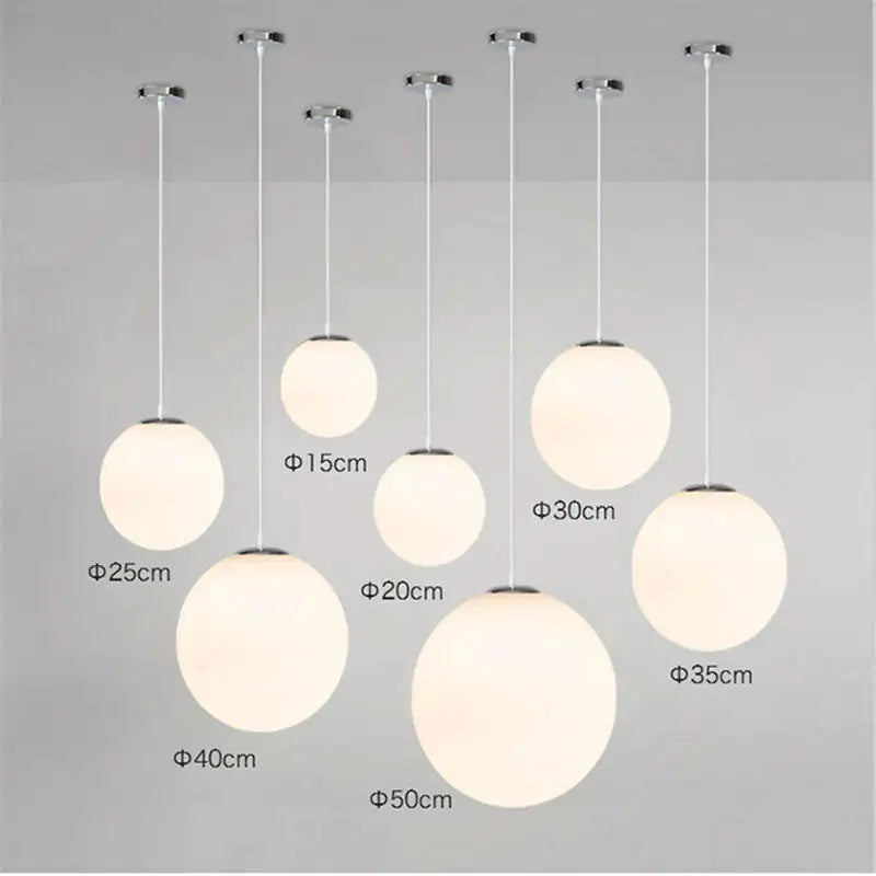 Modern Style Glass Sphere Ceiling Light