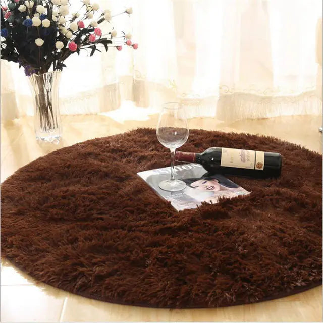 New Warm Thick Round Rug Carpets