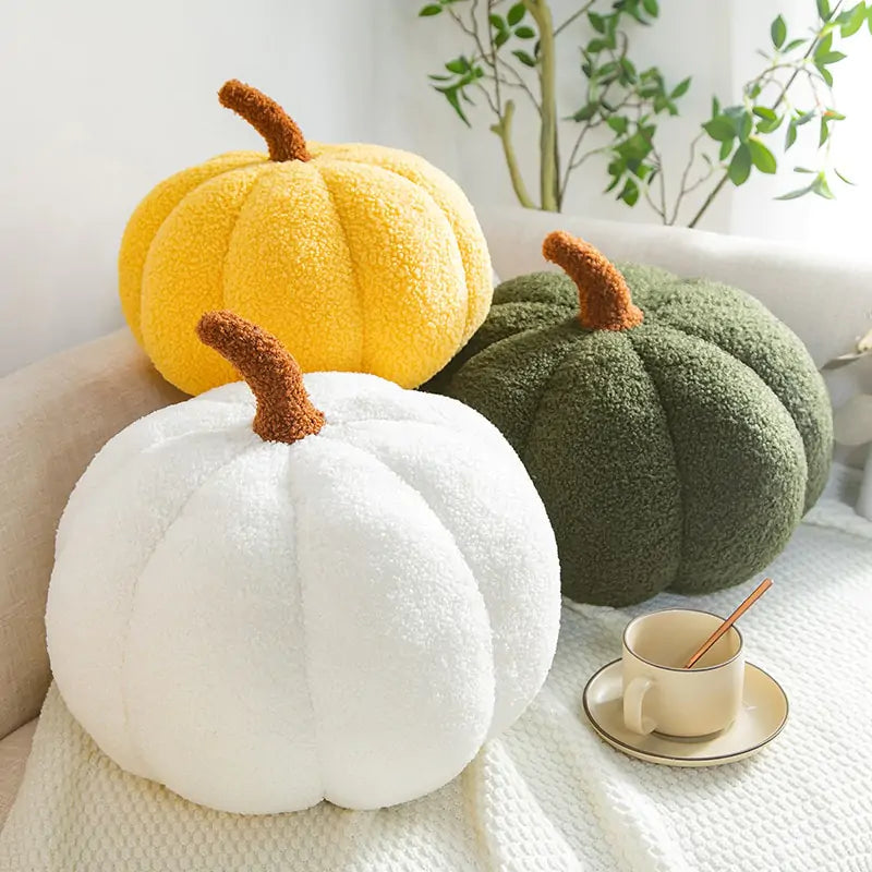 Comforting Stuffed Pumpkin Pillow